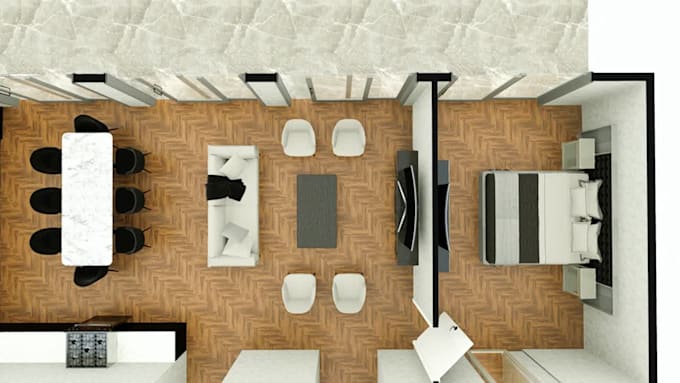 Make 3d floor plan rendering and animation , house by Asliarch | Fiverr