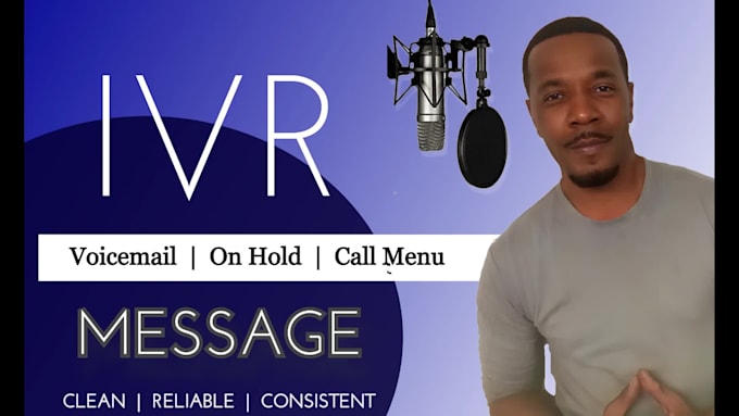 record an IVR voicemail message