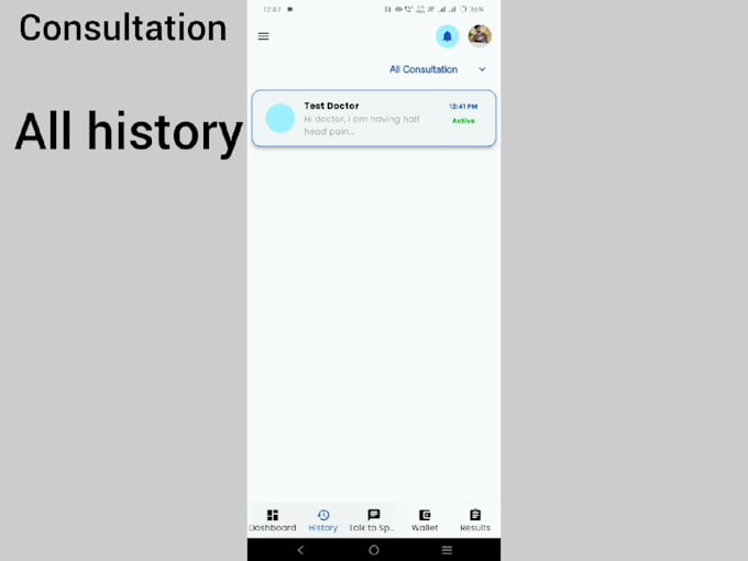 create android and ios medical app with ai