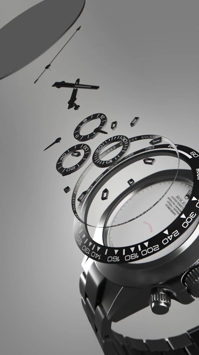 do 3d watch animation video 3d wristwatch animation 3d cgi watch model design