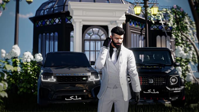 create pubg 3d gaming logo, 3d character models
