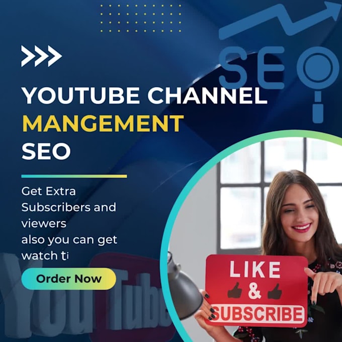 manage and grow your youtube channel with SEO expertise