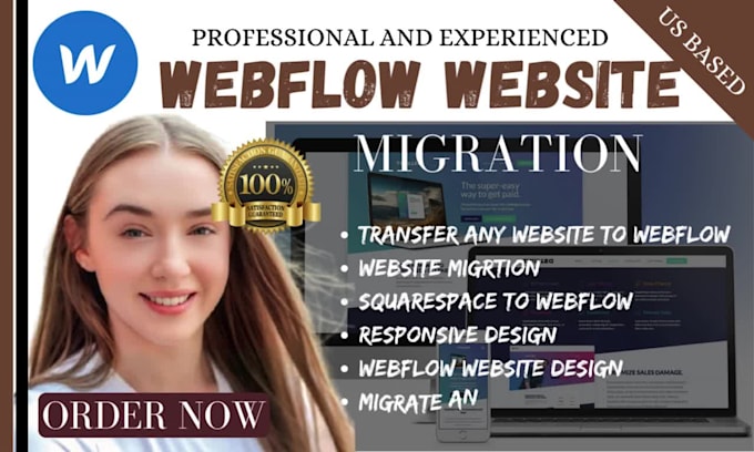 migrate, transfer and convert any website, figma, xd to webflow website design