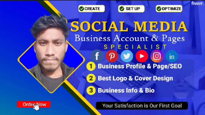 create and manage your social media pages