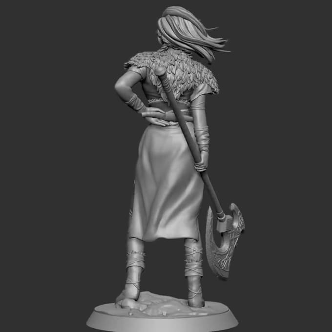 Create custom 3d miniature models for printing with blender and zbrush ...