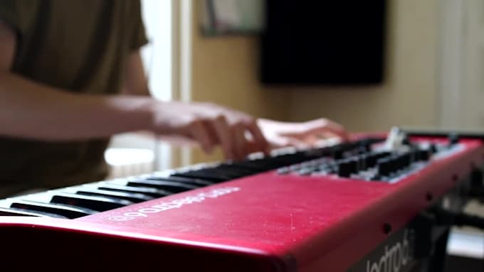 record piano, organ and keyboard track for your needs