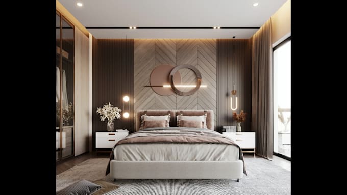 Design bedroom interior for apartment building by Archviz_kabir | Fiverr