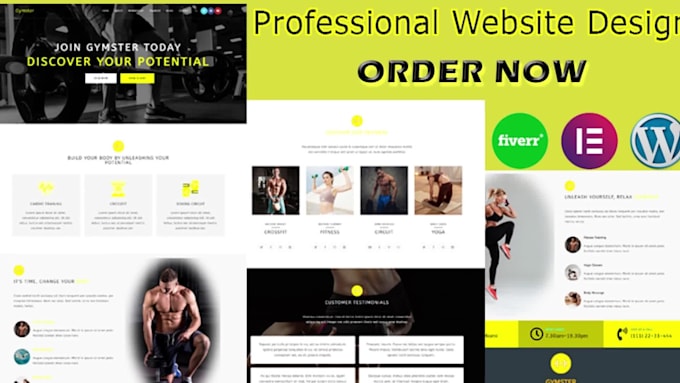 design and develop wordpress website with elementor pro