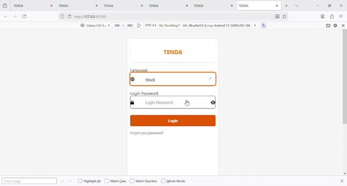 design a modern responsive and user friendly login page and dashboard UI