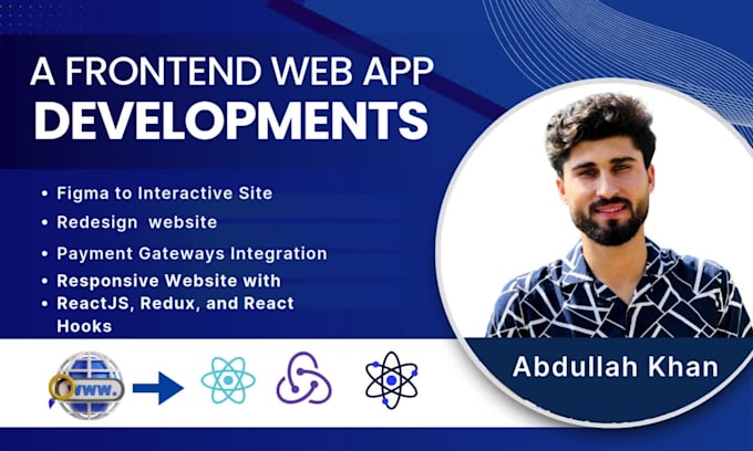 develop a modern frontend web app with reactjs, redux