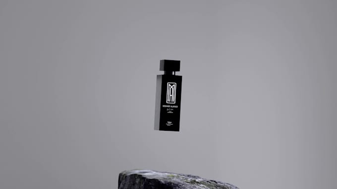 do 3d perfume animation video realistic