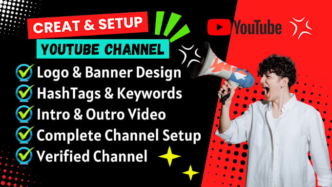 create and setup youtube channel