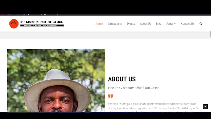 create your wordpress website