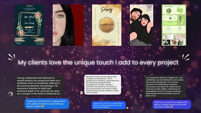 create custom digital and hand drawn art made for you