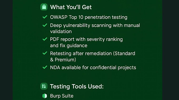 review and test your website for security flaws and owasp risks