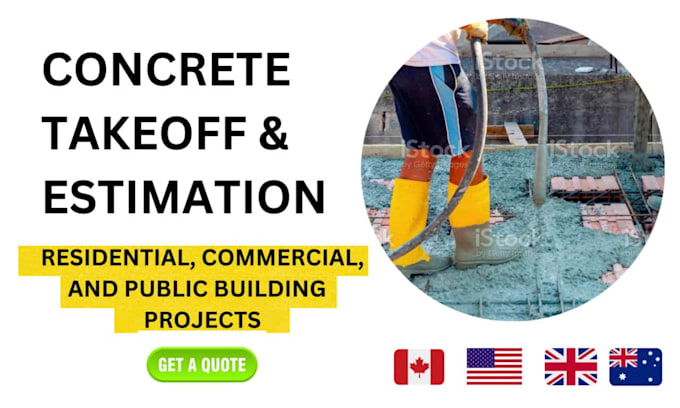 do detailed concrete takeoff and estimation on planswift