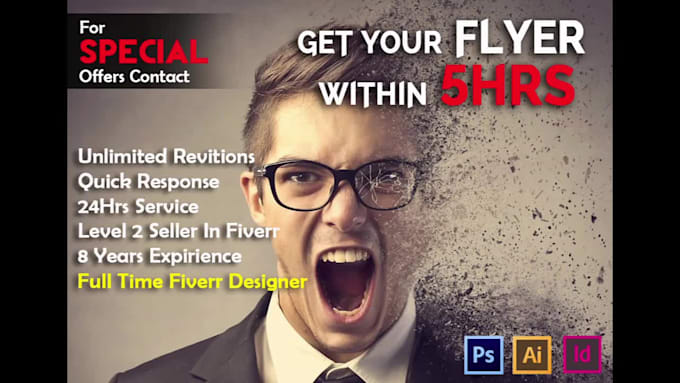design professional flyers and posters within 5 hours