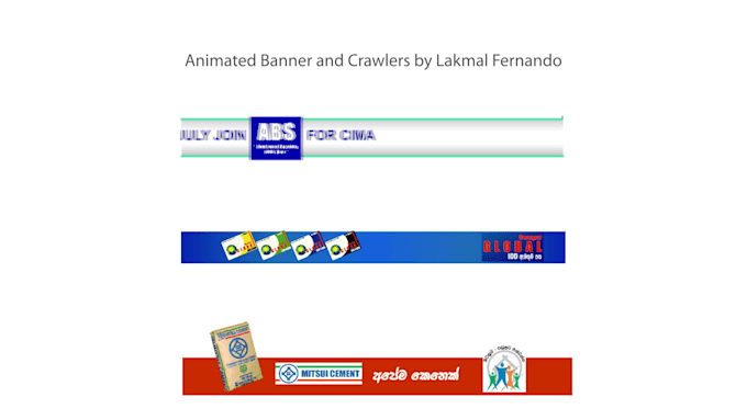 design eye catching animated or static website banner
