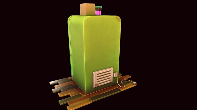 model and render high quality 3d game props