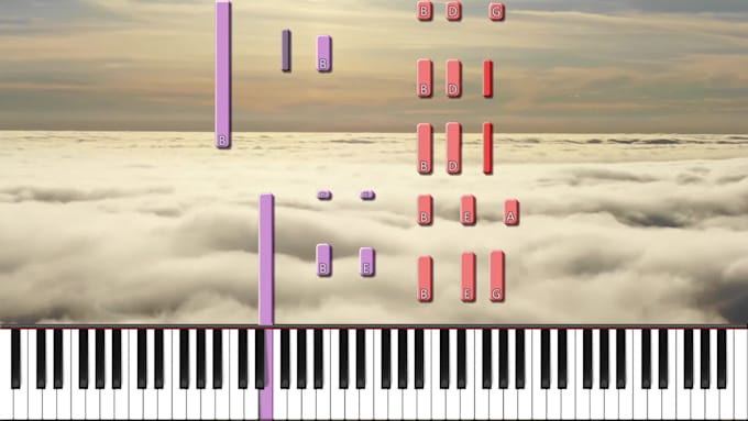 arrange your favourite song on piano with synthesia video