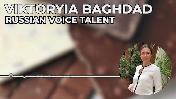 record studio quality russian female voice over