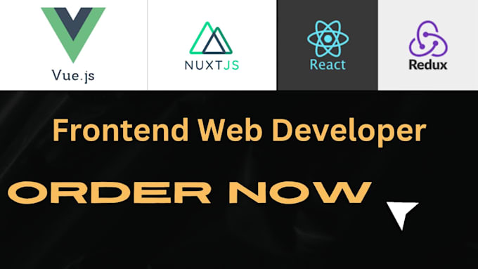 develop and fix your vue js or react js web application