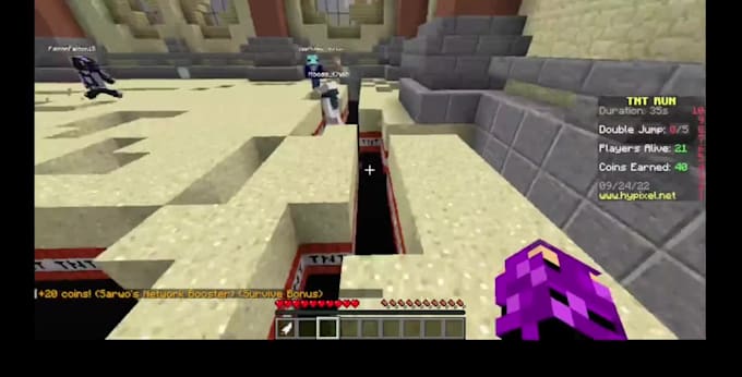 play minecraft with you