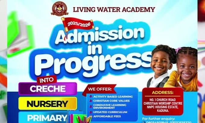 design eye catching school flyers for admissions, events and promotions