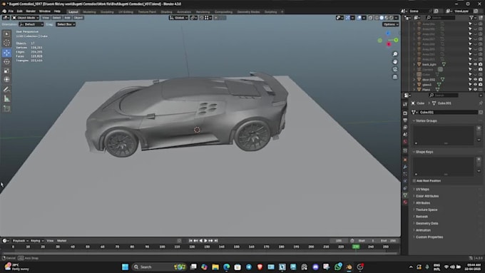 3d car modeling for games and renders