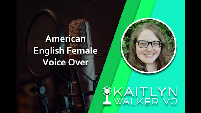 record young, youthful millennial american english female voice over