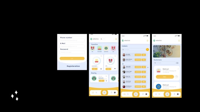 design mobile app UI or website UI in adobe xd or figma