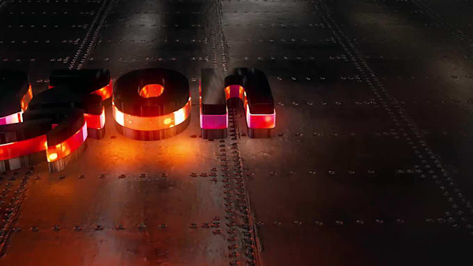 create dynamic 3d or custom logo intro or outro