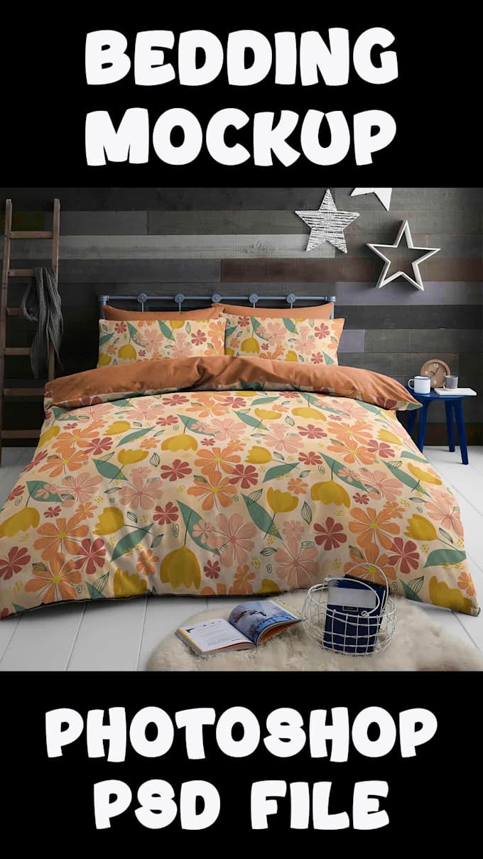 create a bedding mockup for you