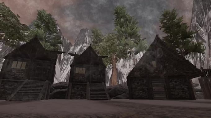 design a 3d terrain or environment for unity 3d game engine