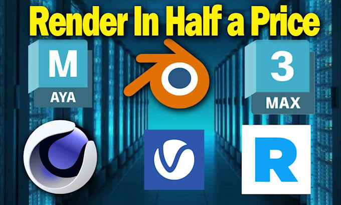 render your projects in half a price than other render farm