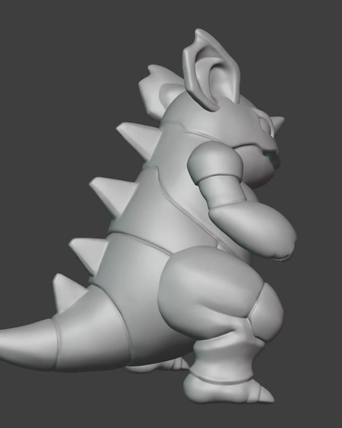 Sculpting and modelling high poly detailed any character by