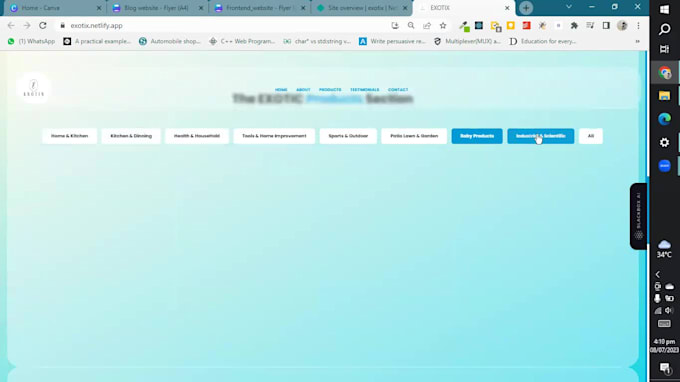 Create an eye catching front end of your website using reactjs by ...