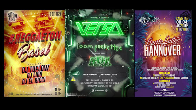 create an amazing animated flyers