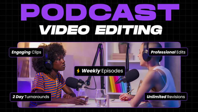 provide professional podcast video editing