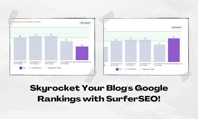 use surferseo to rank your existing blogs high on google