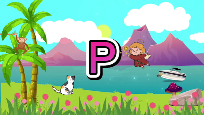 create kids learning video