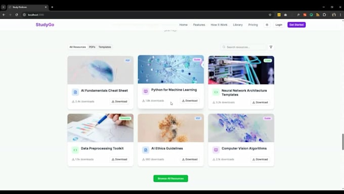 develop full stack website with nextjs, nodejs, expressjs and more