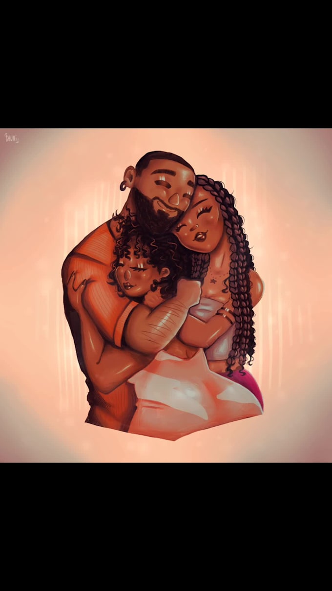 draw a character or couple in my weird style