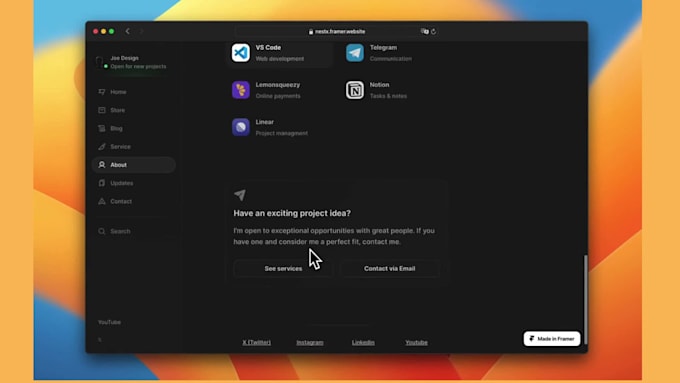 do framer website framer animation webflow animated website SEO figma to framer