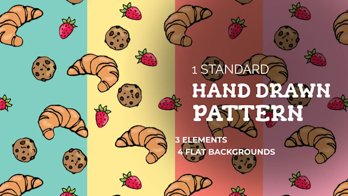 design seamless patterns for textile and any custom prints