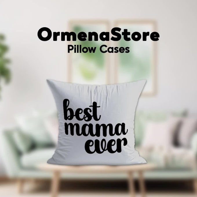 create a 3d cushion mockup with fast deliver