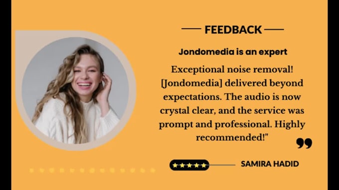 remove background noise, do audio cleanup