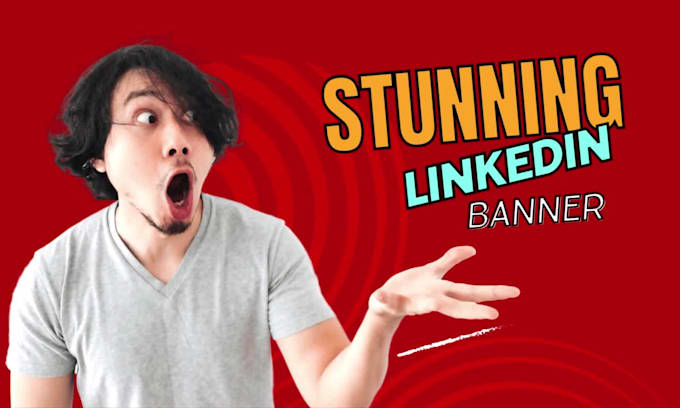 professional linkedin banner design and custom  header