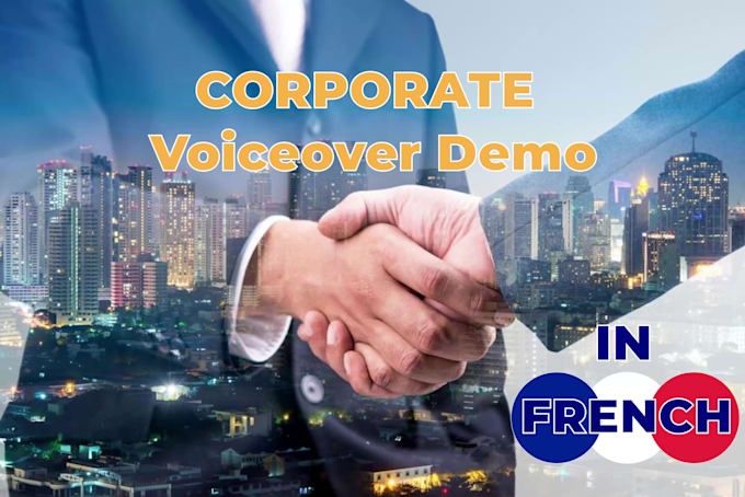 be the professional male french voice over for your projects
