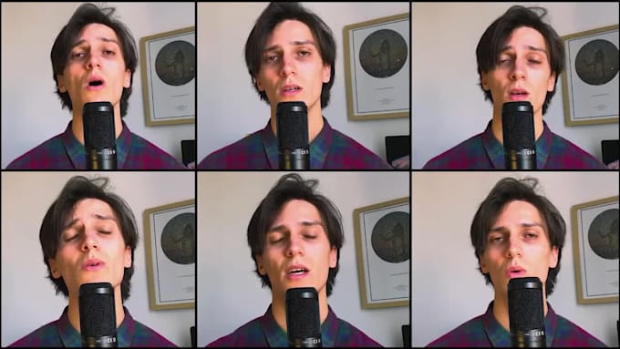 record harmonies for your songs